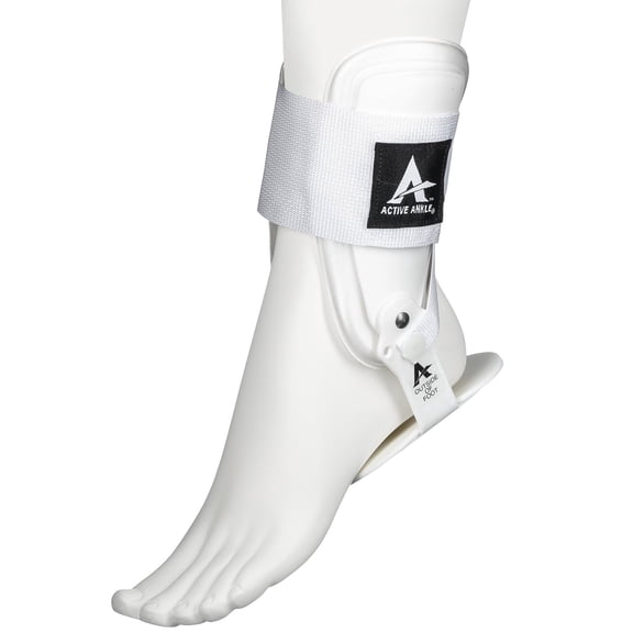 Active Ankle T2 Ankle Brace, White, Medium