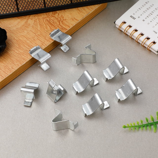 EXHUMKY 50Ud Clips Metálicos Para Gabinetes Con Soporte Resistente Para Archivadores Y Estanterías