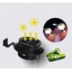 thumbnail image 2 of Solar Gutter Lights with Adjustable Bracket, Waterproof Outdoor LED Lights for Fence, Garden, Wall, Yard (Black), 2 of 5
