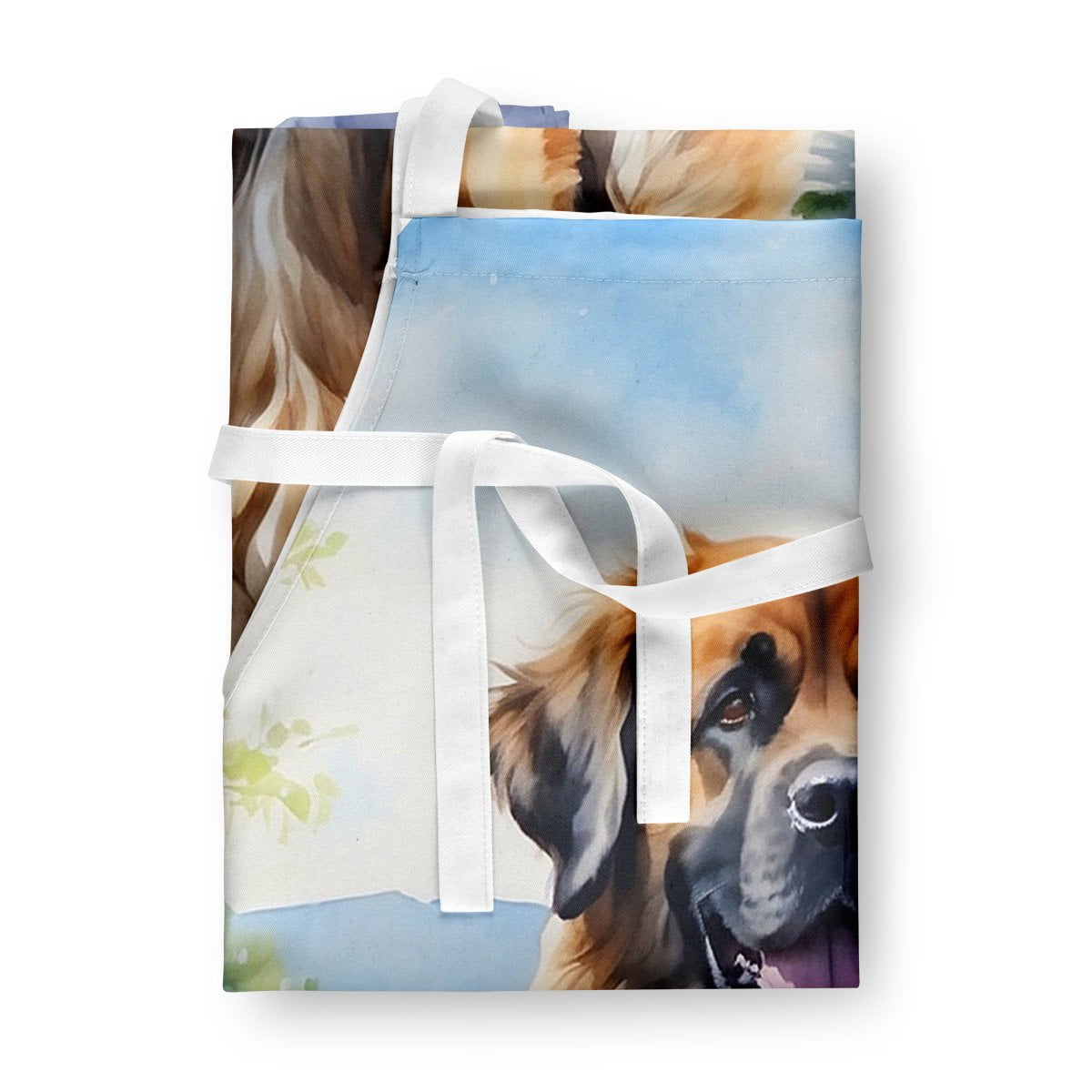 Leonberger Spring Path Apron 27 in x 30 in