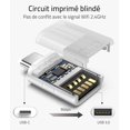 thumbnail image 4 of Adaptador USB C a USB plateado, paquete de 2, adaptador USB C macho a USB 3 hembra compatible con MacBook Pro/Air 2021, iMac, iPad Mini 6/Pro, adaptador Thunderbolt 3/4, 4 of 5
