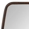 thumbnail image 4 of Kate and Laurel Caskill Modern Barrel Mirror, 18 x 48, Dark Bronze, Round Rectangle Barrel Full Length Mirror for Wall, 4 of 8