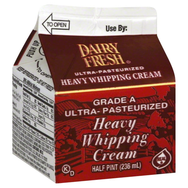 Oak Farms Heavy Whipping Cream Half Pint Walmart Com Walmart Com