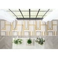 thumbnail image 6 of Well Woven Good Vibes Fiona Modern Geometric Gold 2'7" x 9'10" Runner Rug, 6 of 8
