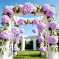 thumbnail image 4 of Artificial Hydrangea Flowers Real Touch Faux Hydrangea Blooms For Home Decor Wedding Arch Bouquet Bridal Handheld Party Floral Supply, 4 of 5