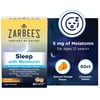 Zarbee's Sleep 5mg Melatonin Chewable Tablet, Natural Orange Flavor, 60ct