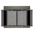 thumbnail image 3 of UniFlame "Roman" Bi-fold style Fireplace Doors with Smoke Tempered Glass, 3 of 8