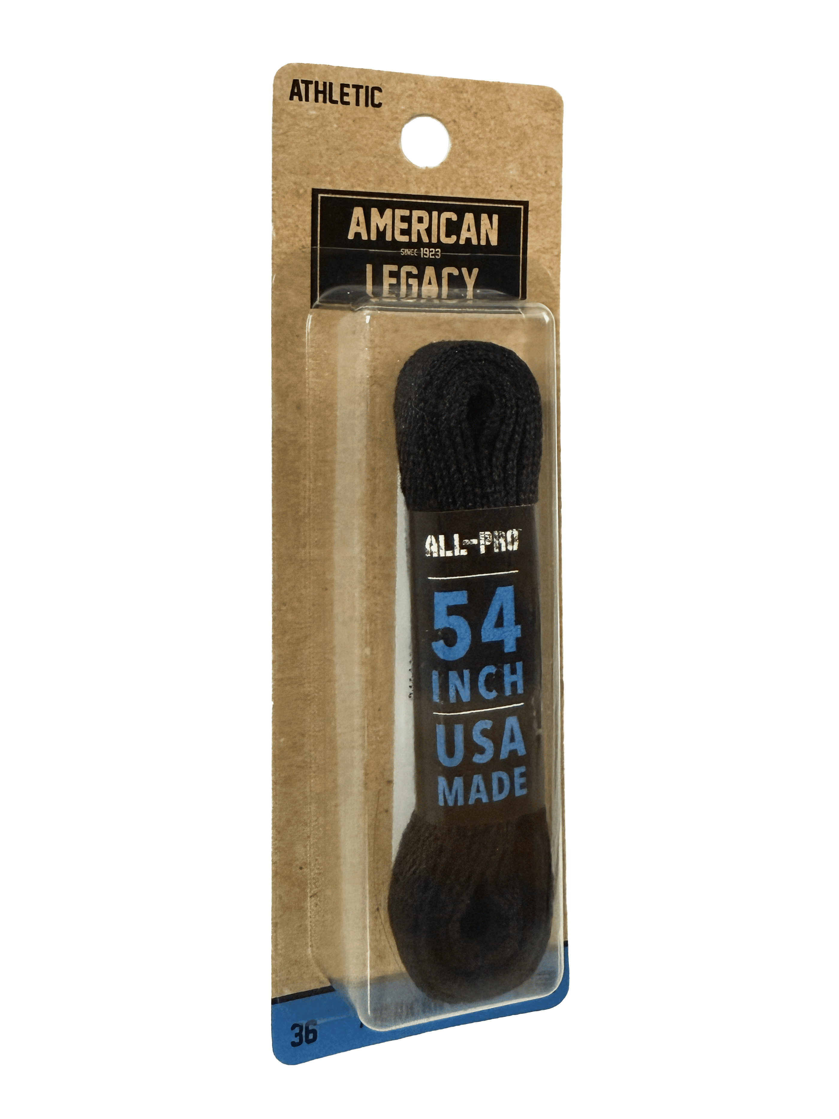 American-Legacy Athletic Narrow Flat Black 54"