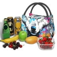 thumbnail image 6 of Vsdgher Cool Colorful Wolf Print Insulated Reusable Bags with Sturdy Zipper and Handles, Foldable Totes for Hot or Cold Food Bring or Delivery, 6 of 8