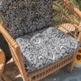 thumbnail image 6 of Frida Kahlo® + Classic Accessories® Patio Cushion Seat/Back, 41.5 Inch, Flores Eternas, Black, 6 of 9