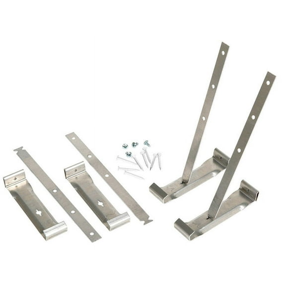 Amerimax 0.88 in. H X 1.25 in. W X 4.25 in. L Metallic Galvanized Steel K Gutter Hanger and Strap