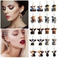 thumbnail image 5 of CILENON Small Cute Cartoon Cow Earrings Pendant Earrings Ladies Earrings Jewelry 1Pcs (I,One Size), 5 of 6