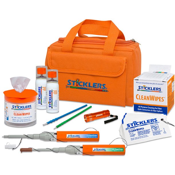 Sticklers MCCFK08 HighVolume Fiber Optic Cleaning Kit (2,300
