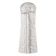 thumbnail image 6 of Wovix Women's Long-Length Vests Sleeveless Lightweight Zip Up Puffer Jacket Packable Solid Color Zipper Hooded Down Coat Winter Quilted Vest With Hood Clothes, 6 of 6