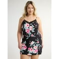 thumbnail image 2 of Joyspun Women’s Dreamy Soft Collection Lace Trim Knit Chemise, Sizes XS to 3X, 2 of 6