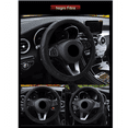 thumbnail image 5 of Funda Cubre Volante Deportivo Protector Antiderrapante Negro, 5 of 5