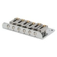 thumbnail image 1 of Puente de guitarra eléctrica, puente de silla de montar rígida 6 accesorios para instrumentos musicales Puente de guitarra de metal de grado profesional, 1 of 8