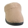 Isotoner Women's Microterry Mixed Hoodback Slipper