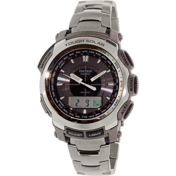 Casio Men's Protrek PRG510T-7 Silver Titanium Japanese Quartz Sport Watch