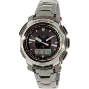 Casio Mens Protrek PRG510T-7 Silver Titanium Japanese Quartz Sport Watch