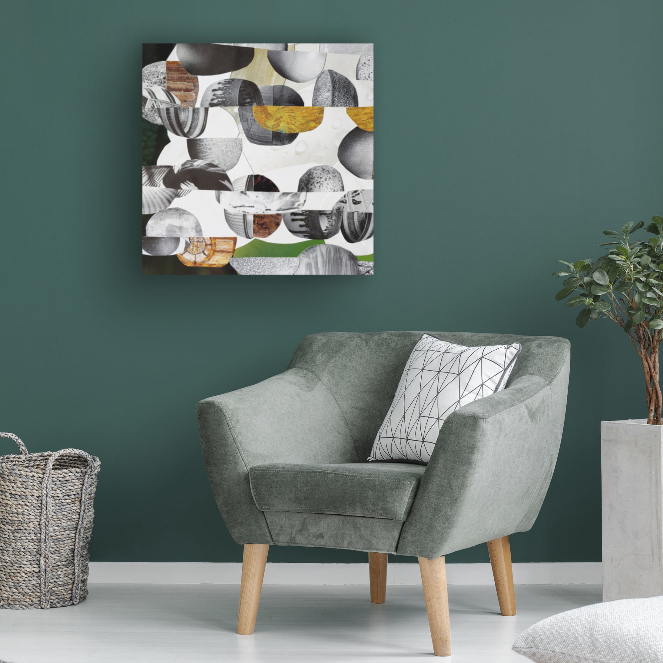 Canvas Wall Art - Coco Good 'Nubian Sundance II' Wall Art for Living Room, Bedroom, or Office Décor by Trademark Fine Art - 35 x 35 Inches