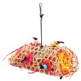 thumbnail image 3 of Gupbes Bamboo Net Weaving Toy Paper Strip Gnawing Chewing Toy Pet Bird Swing Toy, 3 of 8