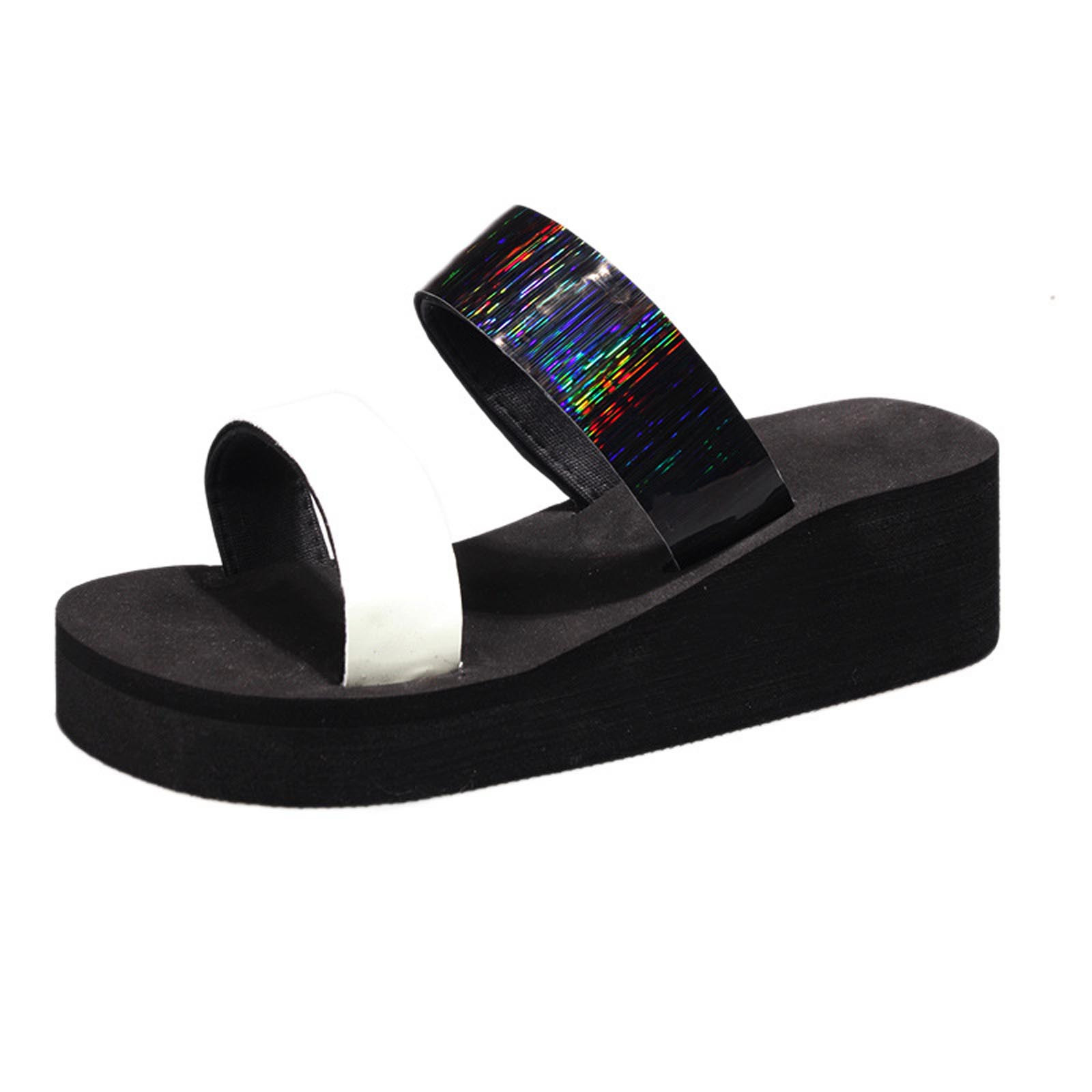 Chaussures Décontractées Universelles Homme Femme - Sandales Plage Vélo, Taille 43, Noir