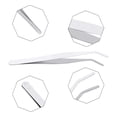 thumbnail image 2 of Wosthever Pinzas de té Carpeta de té de acero inoxidable para alimentos Clips ligeros Buena fijación Gran control Abrazaderas de Teteras Astilla, 2 of 6