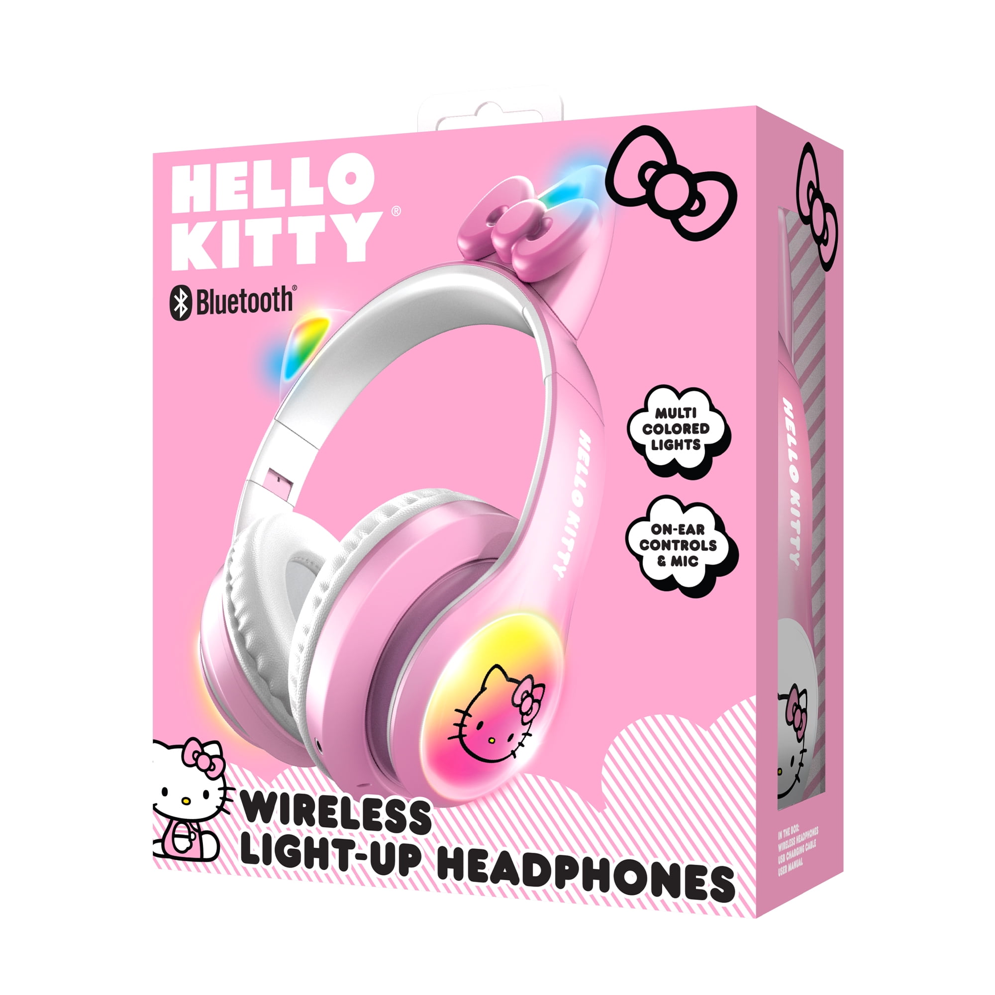 Hello Kitty Wireless Bluetooth Light-Up Headphones
