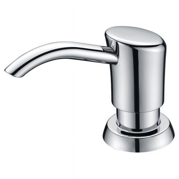 Swcorp SO-AZ001CH 12 oz Florence Bottle Soap Dispenser in Polished Chrome