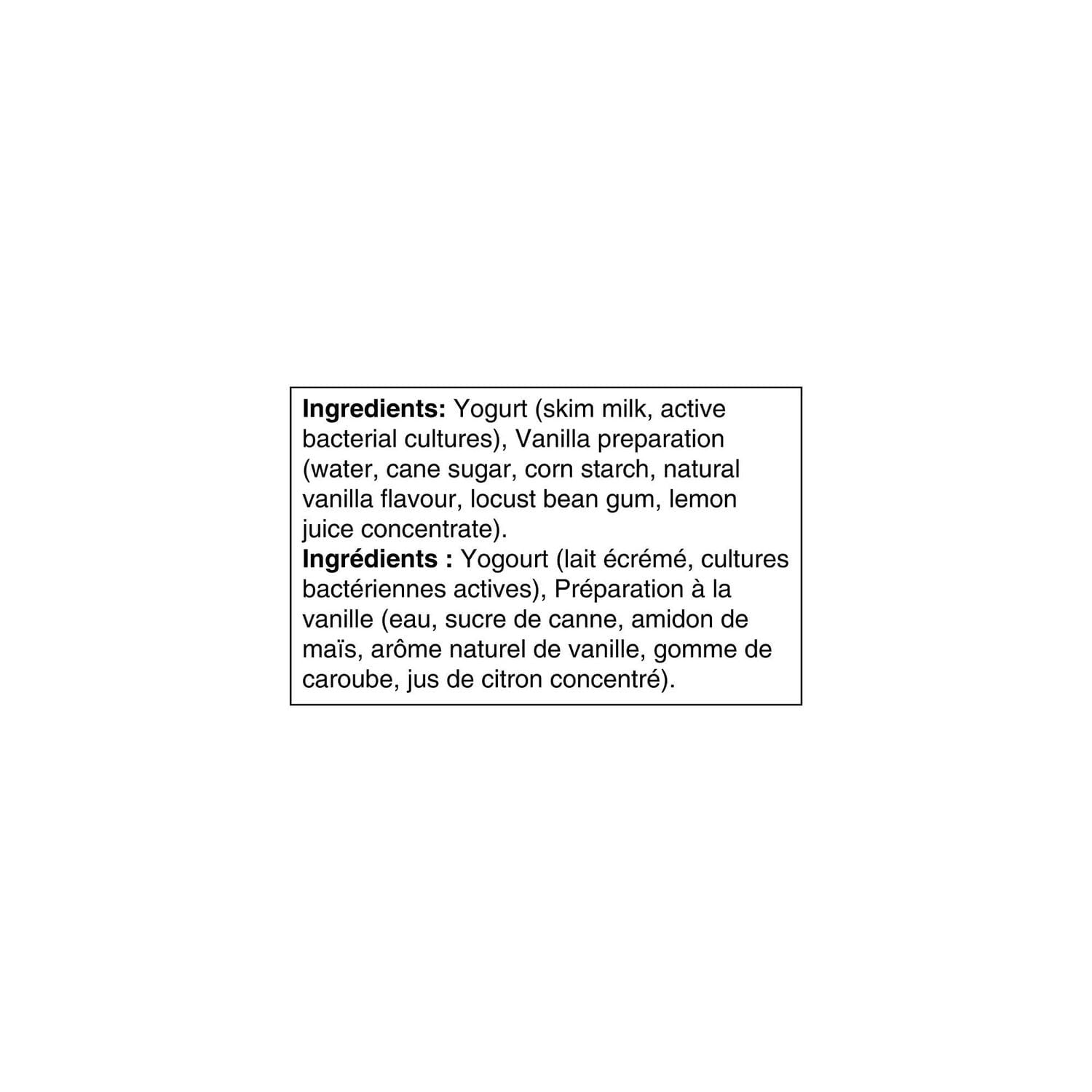 Oikos Yogourt Grec sans gras, Vanille, 0% M.G., Brassé 750 g