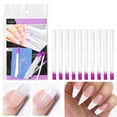 thumbnail image 4 of Jumpingount 1 rollo/10 Uds. Nail Art fibra de vidrio para Gel DIY uñas acrílico blanco puntas de extensión de uñas accesorio DIY Nail Spa Arte de uñas claro (YC02), 4 of 6
