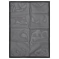 thumbnail image 1 of IDEANATEGRATE 1 Set Black Mesh Fireplace Screen Curtain with PVC Prevent Sparks for Families Pets, 1 of 5