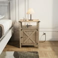 thumbnail image 3 of Behost Nightstand, Small Bedside Drawer Table Night Stand for Bedroom,Light Brown, 3 of 9