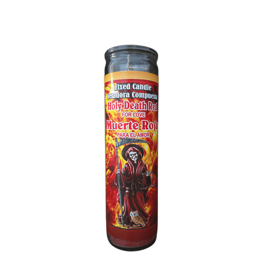 Santa Muerte Roja Fixed Candle