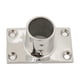 thumbnail image 1 of Boat Handrail Fitting Rectangular Base Silver Rugged Rustproof Boat Deck Handrail Rectangular Base for Boat Marine Yacht 90°25MM/1in, 1 of 4