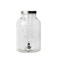 thumbnail image 1 of Hometrends Clear  Glass Beverage  Dispenser, 2 gallon ,2 piece, 1 of 5