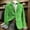 Fluorescent Green003, variant on 2026 Mens Mardi Gras Blazer Loose Fit Carnival Print Suit Jackets Holiday Streetwear Corduroy Button Blazer Winter Fashion Warm Jacket Pink L