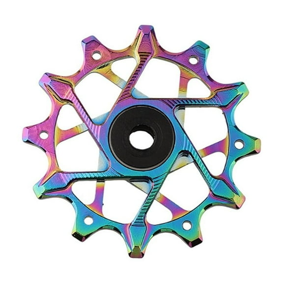 Bike Rear Derailleur Pulley 12T Guide Wheel Pottery Ball Bearing for Sram Multicolour