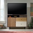 thumbnail image 1 of Sauder Eden Rue TV Stand in Spiced Mahogany, 1 of 3
