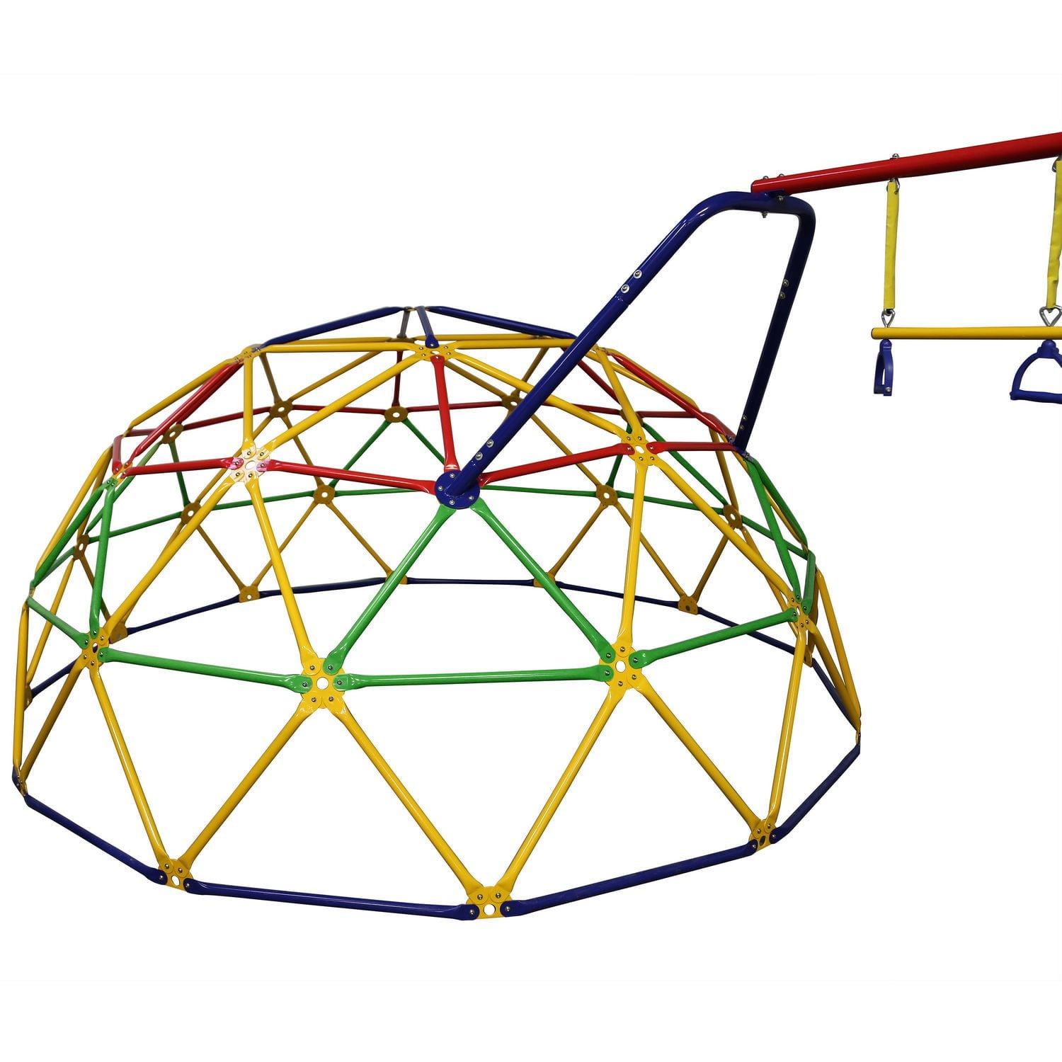 SKYWALKER SPORTS 10 FT Geo Dome and Climber Set, Geometric Dome Climber, Rust and UV Resistant, Outdoor Play Center for Kids and Toddlers