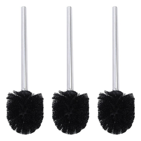 MERRYHAPY 3-Pack Replacement Cleaning Brush for Home Use, Plastic Black Brush Set