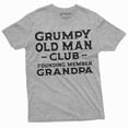 thumbnail image 6 of Men's Grumpy Old Man Club Grandpa T-shirt Funny Gift Papa Grandfather Pops Pop-pop gift shirt (XX-Large Navy Blue), 6 of 7