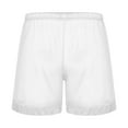 thumbnail image 4 of Harpily Clearance Underwear Boxer Briefs for Men Boxer Mesh Breathable Underpants Mesh Shorts See Through With Large Split Mesh Pants Panties, 4 of 7