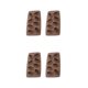 thumbnail image 2 of Billuyoard Molde para microondas de 2 piezas de molde para cubitos de hielo en grano de café Color café 2piezas, 2 of 6