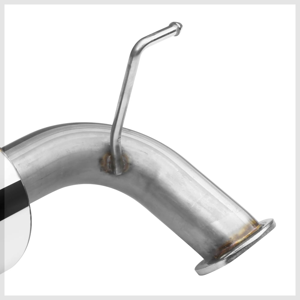 DNA Motoring For 98-02 Honda Accord 3.0L V6 Dual Muffler Racing Cat-Back Exhaust Titanium Style Tip