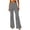 Grey, variant on DuoJiaJ Trousers High Waist Straight Leg Casual Business Pants For Work Comfortable Stretch Fabric Classic Versatile Bottoms Women's Lounge Pants Black L