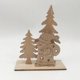 thumbnail image 4 of Adornos de madera hechos a mano con rodajas de madera perforadas previamente para colgar en el árbol de Navidad, decoración artesanal, regalo de recuerdo para niños, 4 of 5