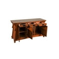 thumbnail image 2 of Crafters and Weavers Arts and Crafts Wood Console Cabinet in Cherry, 2 of 3