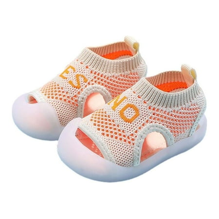 

Odeerbi Clearance Babies First Walkers Toddler Infant Kids Baby Girls And Boys Summer Mesh Sandals Toddler Shoes